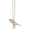 Silver Tyrannosaurus Rex Necklace