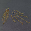 18K Plated Chain Fringe Earrings