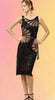 Awakening Beaded Fan Evening Gown