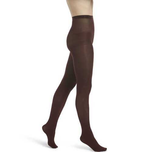Super Opaque Control Top Tights-90 Denier: Black / 2