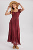 Sugar Plum Wine Maxi Dress