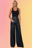 Wide Leg Black Jeans