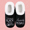 Wears Black Snoozies