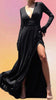 Florence Jersey Maxi Dress: Black