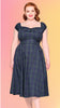 Dolores Black Watch Dress