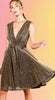 Bronze Glitter Swing Dress