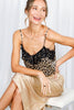 Lace Trim Leopard Camisole