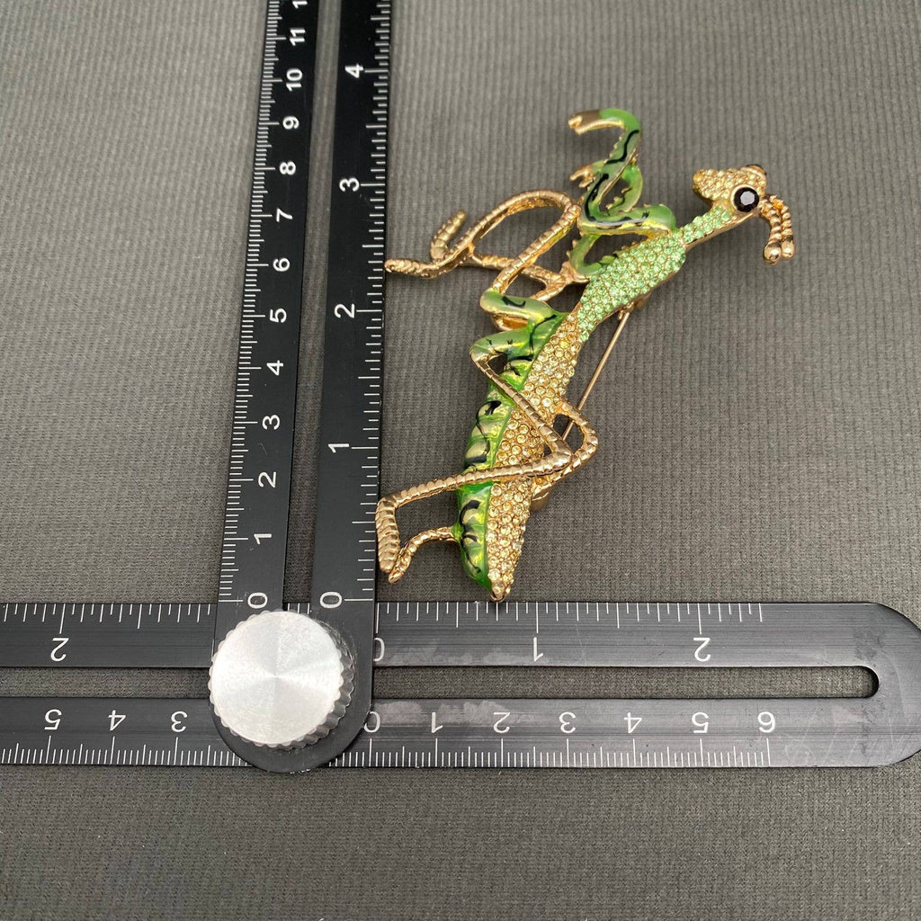 Preying Mantis Brooch
