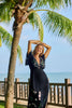Seahorse Embroidered Caftan Dress