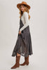 Lace Embroidered Overall Dress