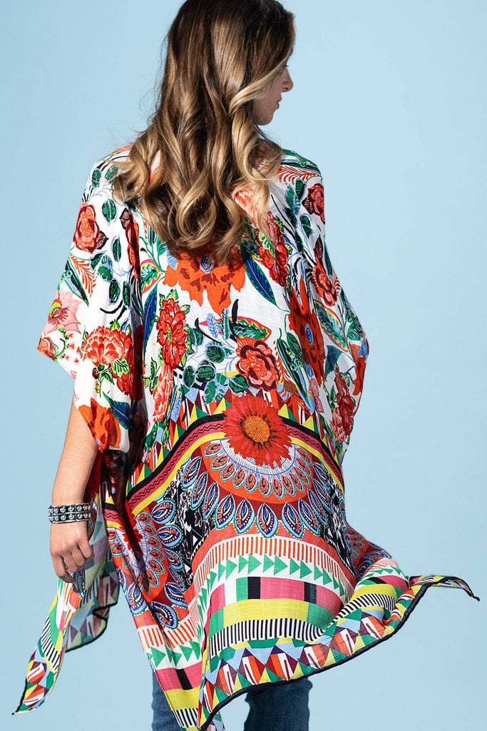 Prism Garden Viscose Kimono