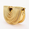 Metallic Faux Leather Noodle Bag: SL