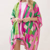 Geometric Print Kimono