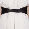 Embroidered Obi Belt: Black-Gold