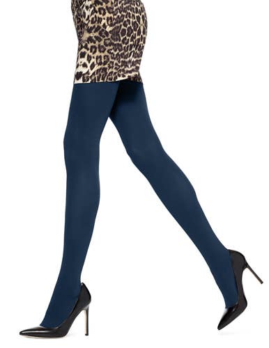 Super Opaque Control Top Tights-90 Denier: Black / 3