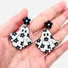 Flower Power Ghost Earrings