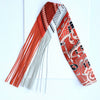Fringe Scarf Horsebit: Orange