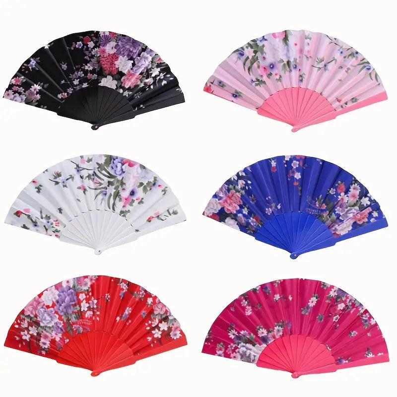 Colourful Floral Hotflash Fan18