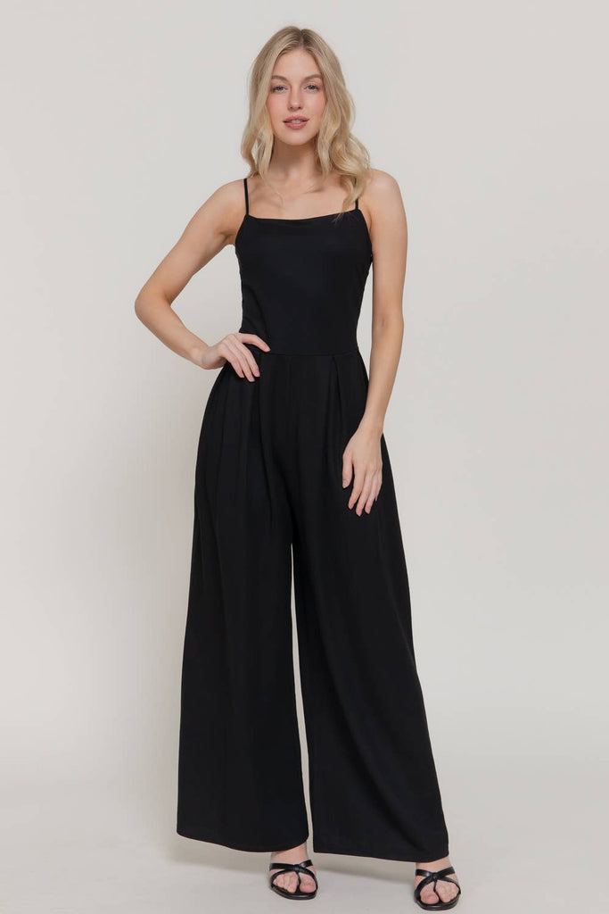 Midnight Magic Wide Leg Jumpsuit