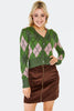 Argyle Awhile Cardigan
