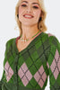 Argyle Awhile Cardigan