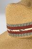 Braided Trim Panama Hat: Tan