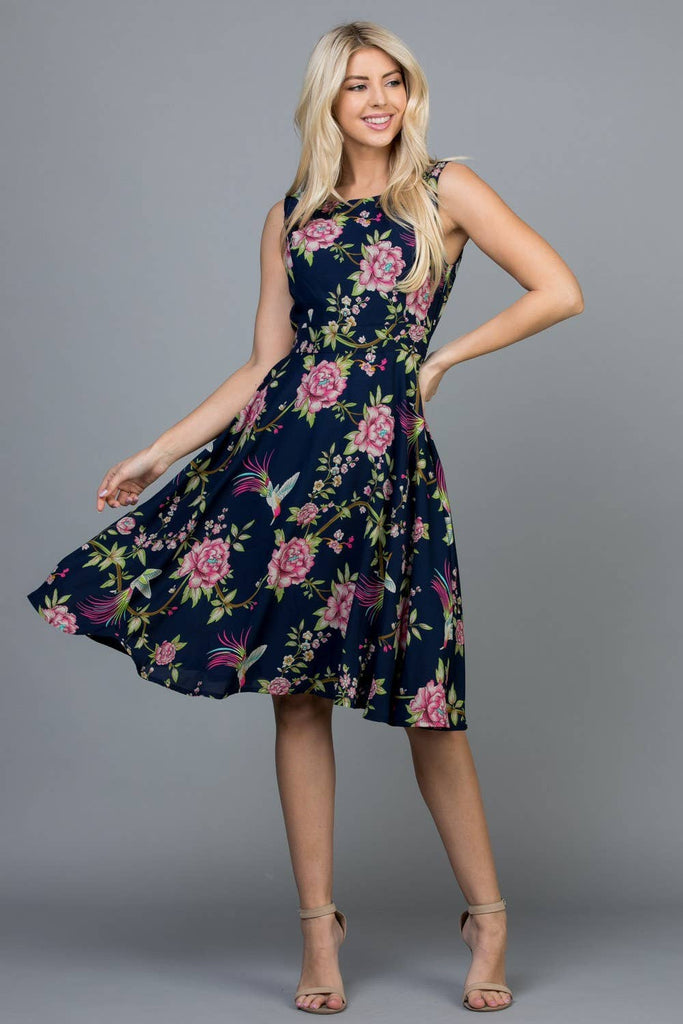 Pretty Peacock Party Dress