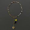Heart & Fruit Charm Glass Beaded Necklace