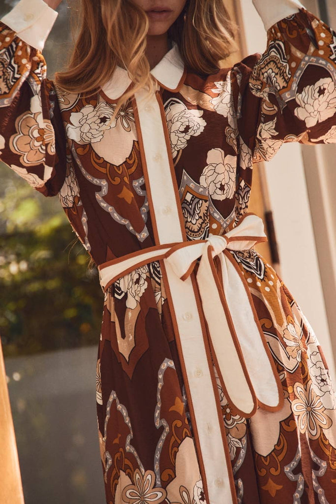Barcelona Retro Shirt Dress