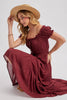 Sugar Plum Wine Maxi Dress