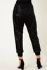 Black Sequin Jogging Pants