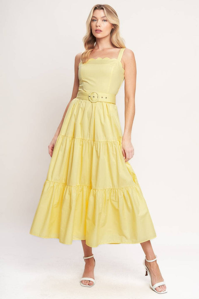 Lemon Chiffon Cake Dress