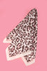 Pink Leopard Silky Scarf