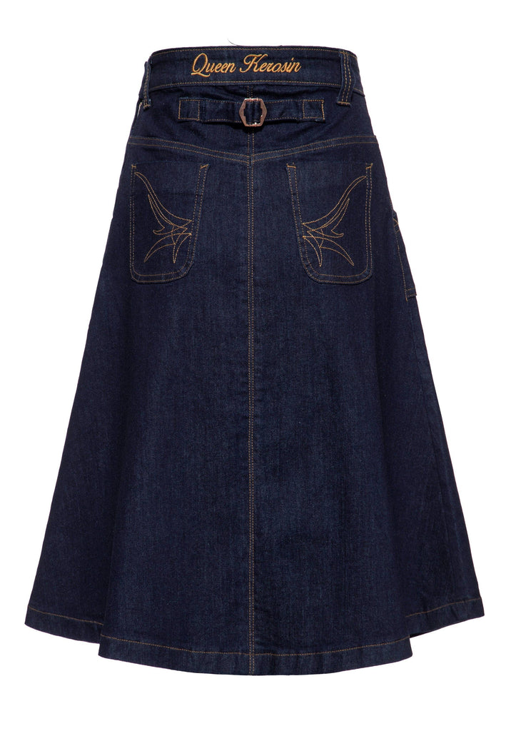 Rock Denim Western Skirt