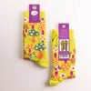 Mushroom Socks - 1970s Retro Crew Socks