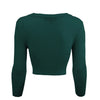 Peacock Cropped Cardigan