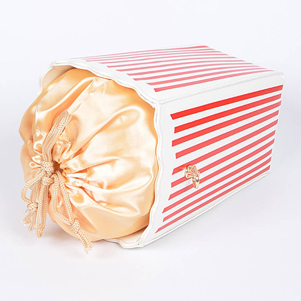 Popcorn Designed Clutch: Black