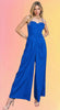 Cobalt Blue Cotton Jumpsuit