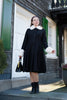40's Style Faux Fur Trim Coat