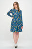 Colourful Kitties Tunic Sweater Dress