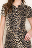 Leopard Denim Jumpsuit