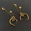 Moon Star Sun Huggie Earrings