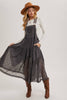 Lace Embroidered Overall Dress