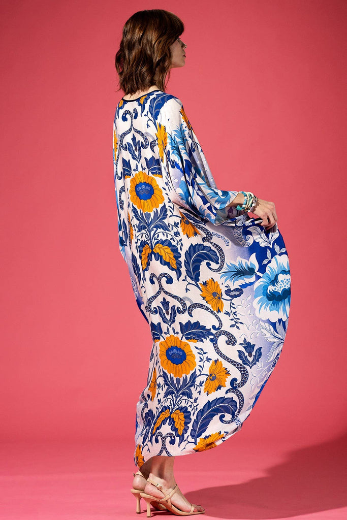 Zinnia Floral Kaftan Dress