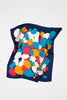 Abstract Floral Silky Scarf