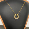 Horseshoe 18K Gold Platet Necklace