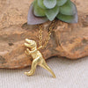 Gold Tyrannosaurus Rex Necklace