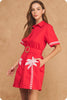 Palm Bay Embroidered Mini Dress