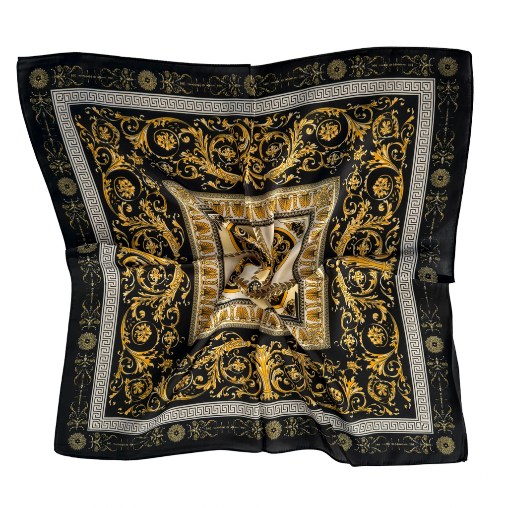 Vintage Luxury Scarf | Black