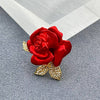 Red Rose Vintage Brooch